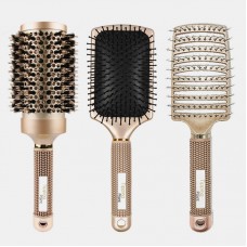 Professional Air Cushion Comb Set Metal Scalp Massager Hairbrush Combs Multifuncional Combing Brush Hair Styling Tool