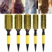 Pro Round Brush Curly Hair Roller Brush Nylon Bristle Hairbrush Comb Salon Tools