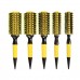 Pro Round Brush Curly Hair Roller Brush Nylon Bristle Hairbrush Comb Salon Tools