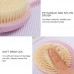 2 PCS Back Massage Bath Brush Nylon Brush Head Long Handle Bath Rubbing Brush  Pink