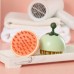 3 PCS Men Women Shampoo Massage Comb Shampoo Brush Gas Comb  Green