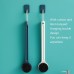 2 PCS Home Long Handle Soft Hair Shower Brush  Ocean Blue