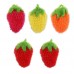 5 PCS Three Leaf Strawberry Thickened Washbarn Napkins Kitchen  Random Color