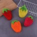 5 PCS Three Leaf Strawberry Thickened Washbarn Napkins Kitchen  Random Color