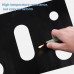 Gas Stove 5  hole Oil  proof Pad Teflon Protective Cover Anti  dirty Pad  0 3mm  Black