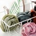 4 PCS Rose  shaped Bath Wipe Adult Bath Ball Rub Towel  Pink