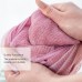 4 PCS Rose  shaped Bath Wipe Adult Bath Ball Rub Towel  Pink