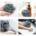 4 PCS Rose  shaped Bath Wipe Adult Bath Ball Rub Towel  Green